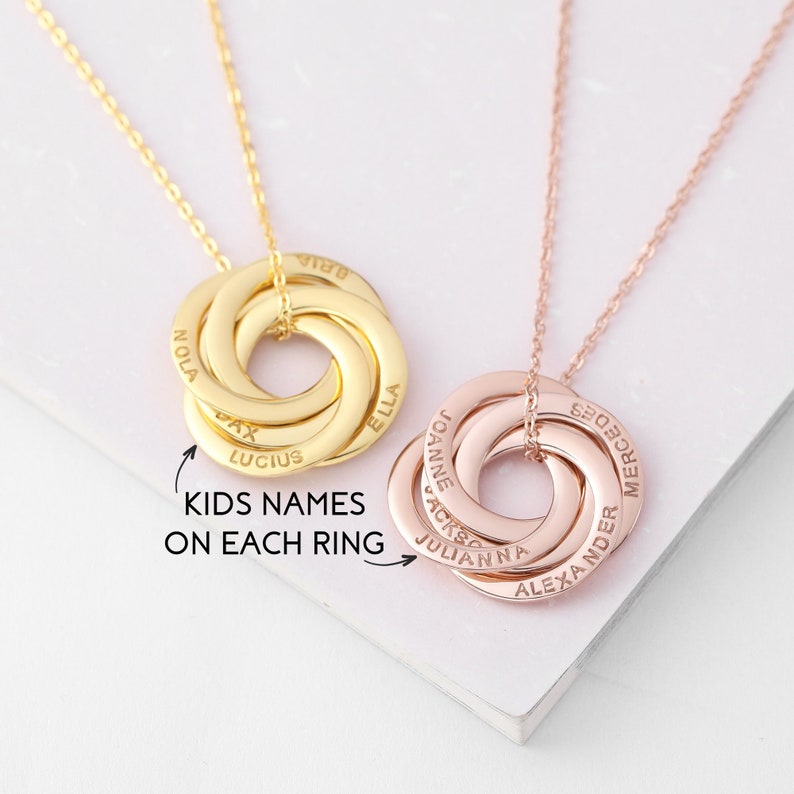 Nana Necklace With Kids Names Grandkids Necklace Grammy Silver Jewelry Necklace Mother In Law Necklace Mimi Gift image 8