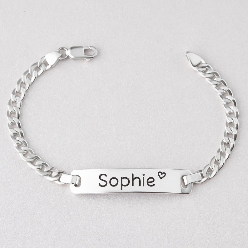 Baby Name Bracelet Toddler Bracelet Children's ID Etsy