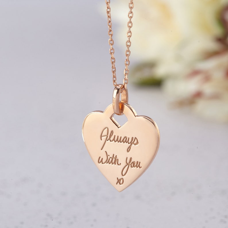 Personal Signature Jewelry Memorial Jewelry Handwriting Etsy