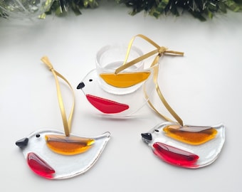 Robins pack of 3 Robin Christmas Trees decorations