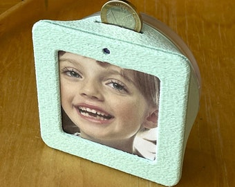 Firsty Toothbox, Piggy Bank and Picture Frame - Mint Green