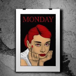 Monday #2 - Screen print poster