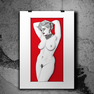 Stephanie (regulär) – Siebdruck-Poster