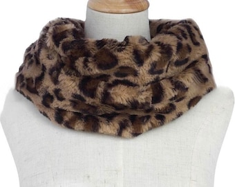 Leopard Print Neck Warmer Snood - Etsy