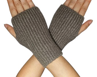 Knitted fingerless gloves, knitted gloves, gloves, womens gloves