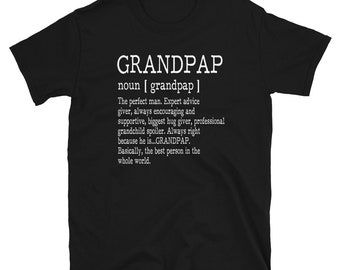 Regalos del abuelo - Camisas del abuelo - la definición del abuelo abuelo día del padre regalos - hombres camiseta