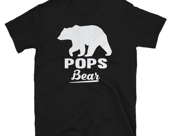 Grandpa Gift Grandpa Shirts Father's Day Pops Bear Grandpa Gift Men