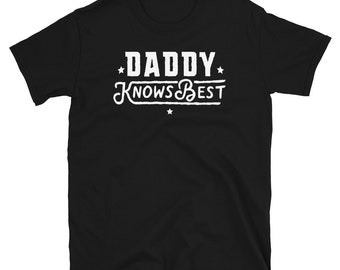 Grandpa Gifts - Grandpa Shirts - Vintage - Daddy Knows Best Grandpa Father's Day Gifts T-shirt For Men