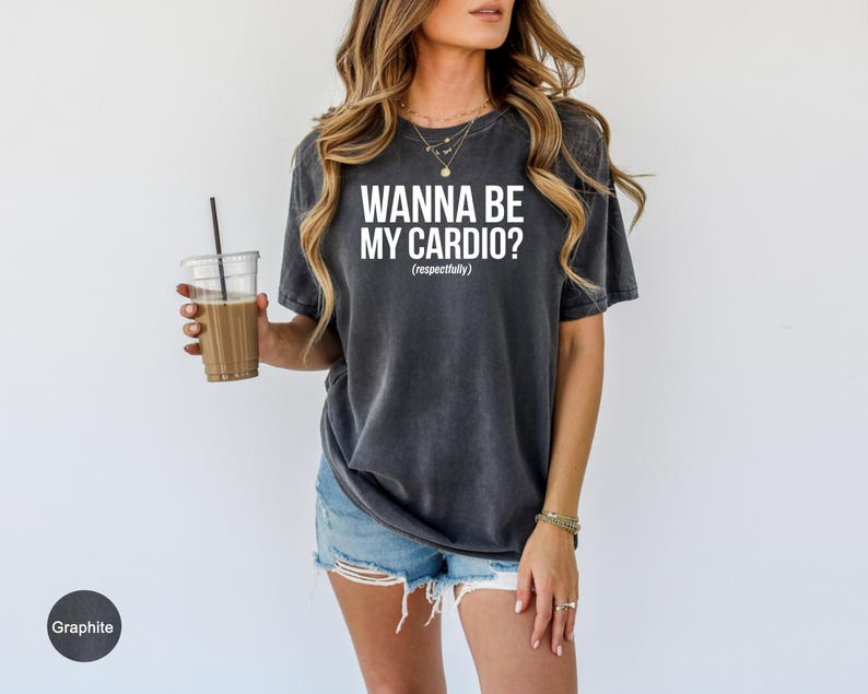 Funny Graphic Tee, Casual Summer Outfit, Cute Women Shirt, Trendy Quote T-Shirt, Coffee Lover Gift, Humorous Top for Her