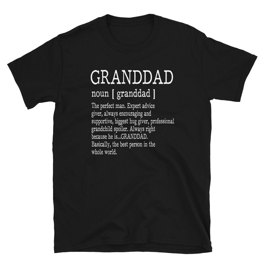 Grandpa Gifts - Grandpa Shirts - Granddad Definition Grandpa Father's Day Gifts - Men T-Shirt