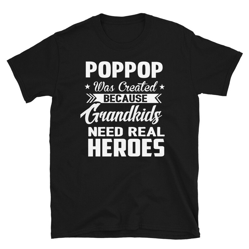 Grand-père cadeau grand-père Chemises Poppop Funny Grandpa Grandfather Gift Men image 1