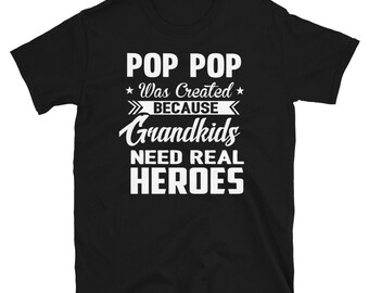 Grand-père cadeau grand-père Chemises Pop Pop Funny Grandpa Grandfather Gift Men