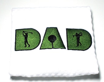 Dad Birthday Gift, Golf Kitchen Towel