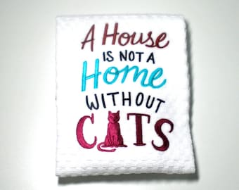 Cat Kitchen Towel, Cat Gift