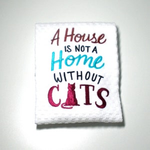 Cat Kitchen Towel, Cat Gift