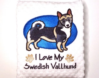 PREORDER Swedish Vallhund Blue Acrylic Phone Charm