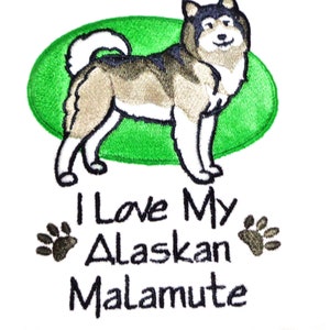 Alaskan Malamute Kitchen Towel, Dog Gift image 3