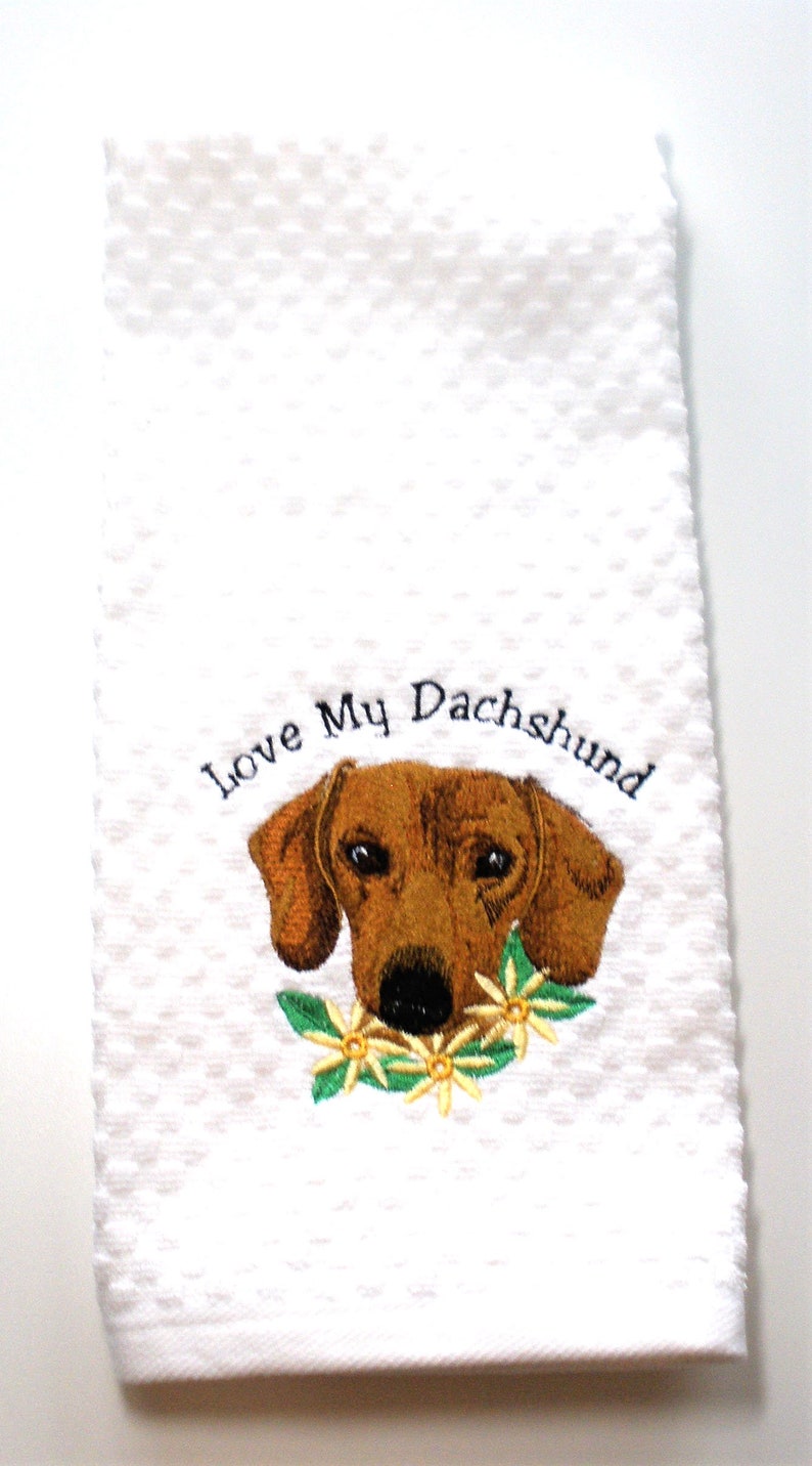 Dachshund Kitchen Towel Dachshund Lover Gift | Etsy