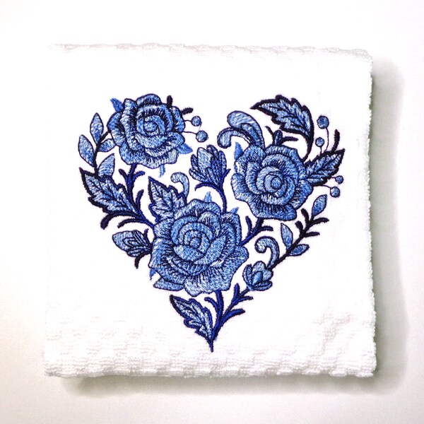 Delft Blue Kitchen Towel, Dinner Party Gift