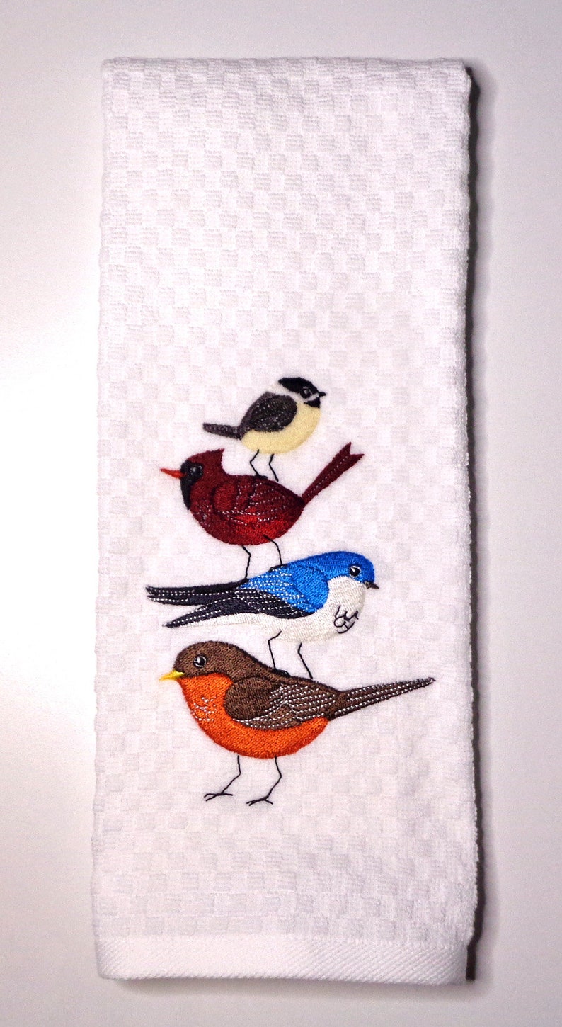 Bird Kitchen Towel Bird Lover Gift Patio Decor Etsy