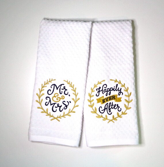 Wedding towel set sale