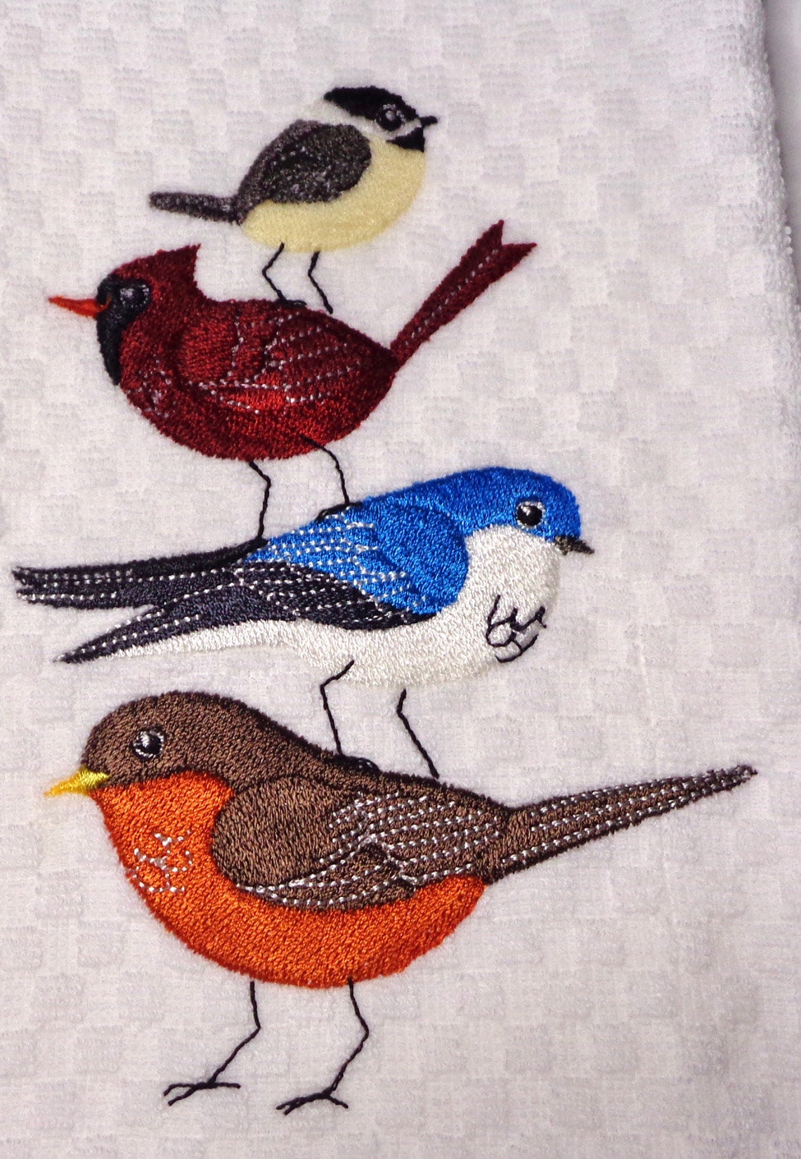 Bird Kitchen Towel Bird Lover Gift Patio Decor Etsy