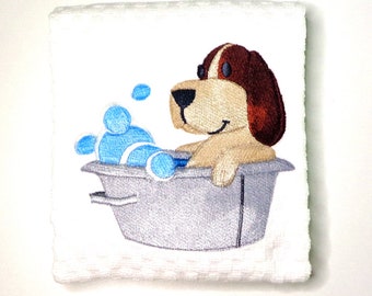 Basset Hound Kitchen Towel, Dog Gift