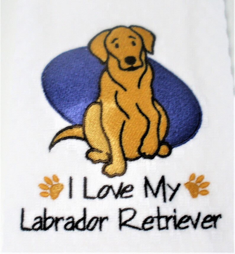 Yellow Lab Dish Towels at Denver Brown blog