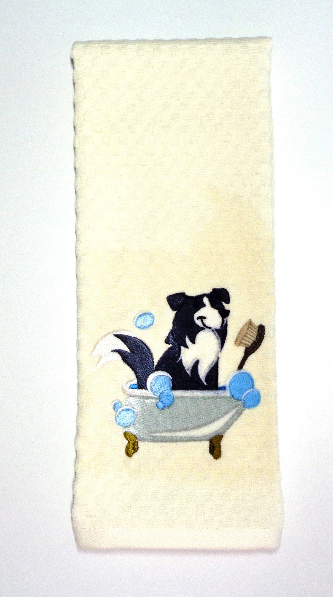 Border Collie Gift Border Collie Towel Gift For Dog Lover Etsy