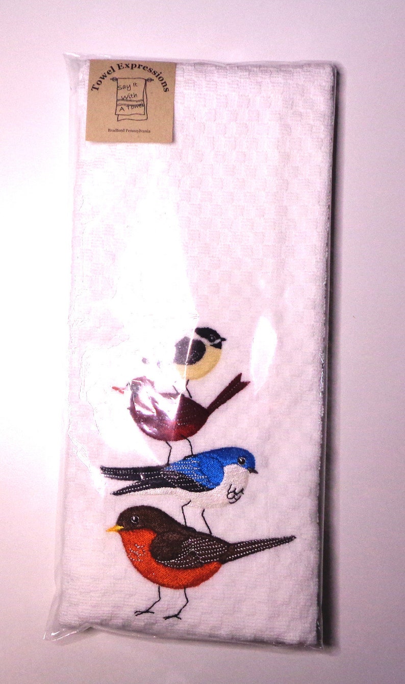 Bird Kitchen Towel Bird Lover Gift Patio Decor Etsy