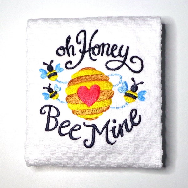 Vintage Valentine Kitchen Towel, Sweetheart Gift