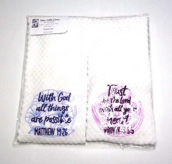 Cute Kitchen Towels Set Inspirational Dish Towels Fun Baking Flour Sack  Towels with Sayings Cotton 16x28 5 Piece