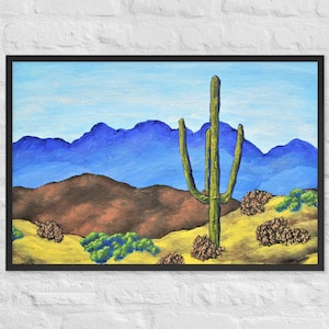 Cactus In the West (GESCHLOSSEN POSTER) von mike Kraus