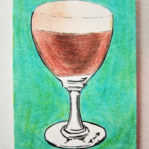 Belgisk hantverksöl #506 (KONSTNÄRSSAMLARKORT) av Mike Kraus - aceo atc tacksägelse jul jul hanukkah chanukah kwanzaa eid belgien bild 4