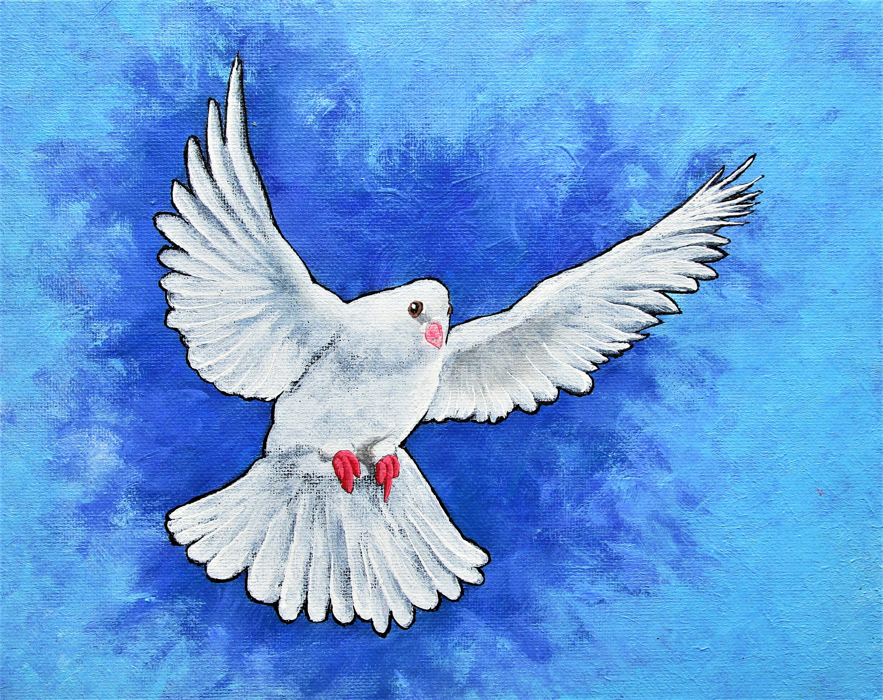 アクリル画 「守護鳥」原画  F0サイズ　図案アート il_fullxfull.1945955031_g986.jpg