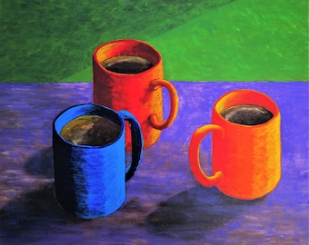 tasse de café du matin (téléchargement numérique original) par Mike Kraus