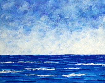 On the Shore of Lake Ontario (ORIGINAL DIGITAL DOWNLOAD) by Mike Kraus - art great lakes clouds beach water valentine's day girlfriends wife