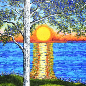 Thousand Island Sunset (ORIGINAL DIGITAL DOWNLOAD) by Mike Kraus - art upstate ny new york canada america father&#39;s day gifts saint lawrence