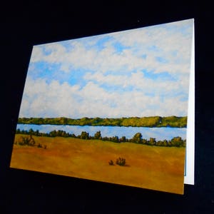 Skaneateles lago (conjunto de 6 cartões de reprodução de impressão) 10,2 cm x 14 cm por Mike Kraus