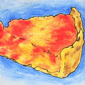 pizza prato fundo #525 (cartão colecionável do artista) 6,35 cm x 8,89 cm por Mike Kraus - aceo atc presente Chicago comida refeição mãe