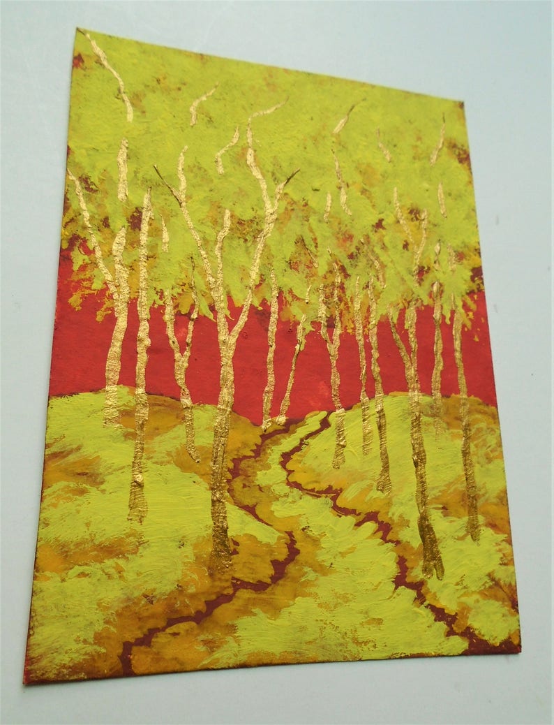 Twilight Woods #233 (ARTIST TRADING CARDS) 2.5
