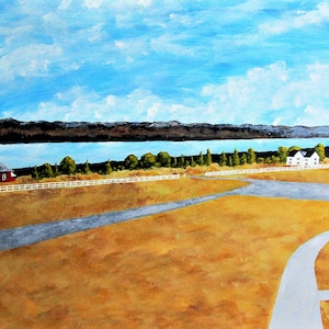 Seneca Lake (ORIGINAL DIGITAL DOWNLOAD) by Mike Kraus - art finger lakes ny upstate new york winery barns farm rochester syracuse buffalo