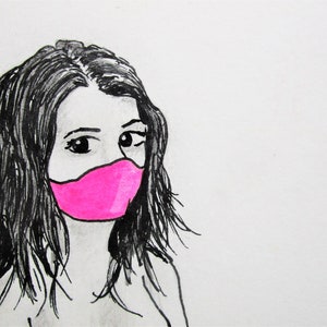 Últimas modas de invierno n.° 405 (TARJETAS INTERCAMBIABLES DE ARTISTA) 2,5" x 3,5" Mike Kraus - aceo mujer retratos niña objetos de colección históricos rosa belleza amor