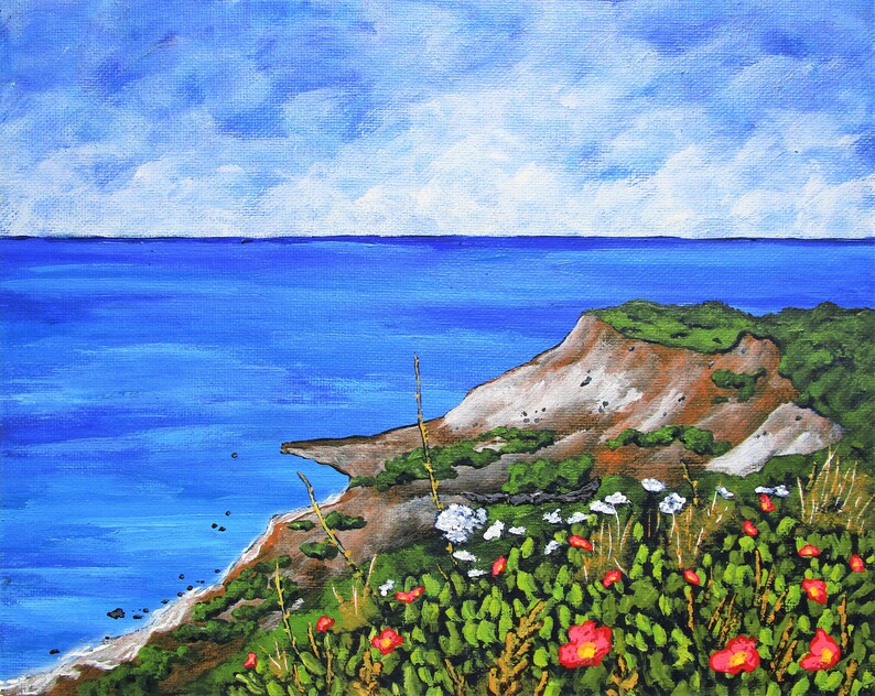 Martha's Vineyard ORIGINAL ACRYLIC PAINTING 8 X Etsy