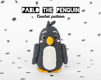 Penguin Crochet Pattern: Easy Amigurumi Plush Toy Crochet Project (PDF Download)