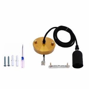 Pendant Light Kit: DIY-Beleuchtungszubehör, fest verdrahtet oder Plug-in