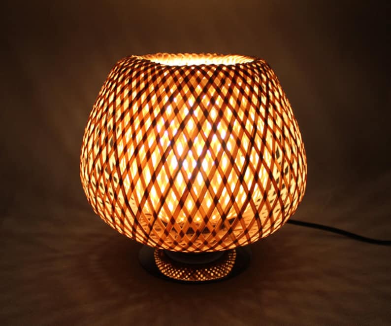 Bamboo Desk LampsTable LampsBamboo Lamp FixturesTable Etsy