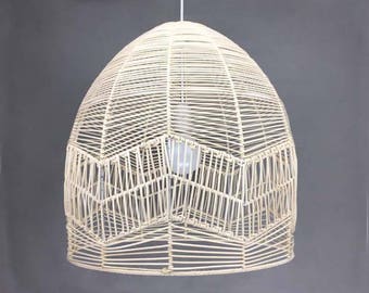 Rattan Lighting Fixture -Bell Shaped Design Pendant Light-Rattan Lamp Fixture-Pendant Lighting-Decor Lighting-Dining Room Lighting- 110-240V