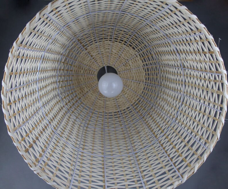 Rattan and Bamboo Sheets Pendant lights-Lighting Pendant-Bamboo Lighting-Decor Lamps-Diameter 17.7 inches-110-240V/50-60Hz Free Shipping image 9