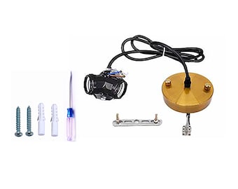 DIY Pendant Light Kit: Plug-In or Hardwired Lighting